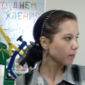 Юля Черникова работала на плоттере